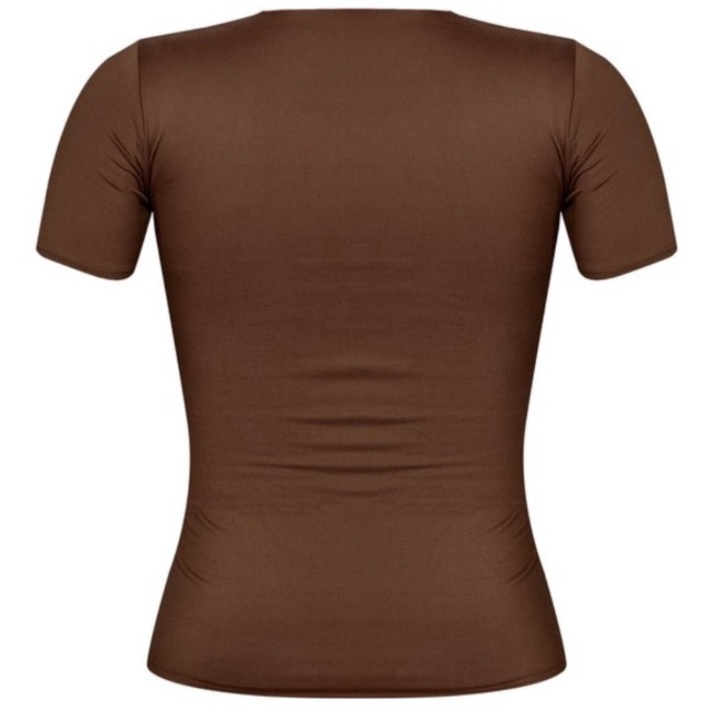 đť…şBASICS Brown Tee - Picture 2 of 10